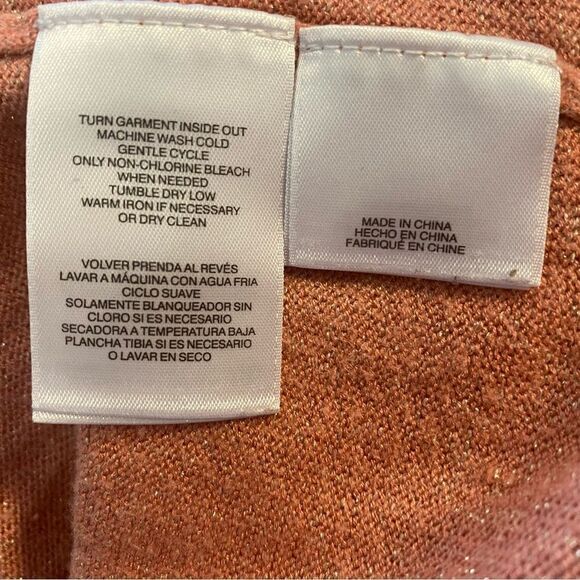 Kasper Medium Knit Sleeveless Metallic Top - Picture 10 of 11